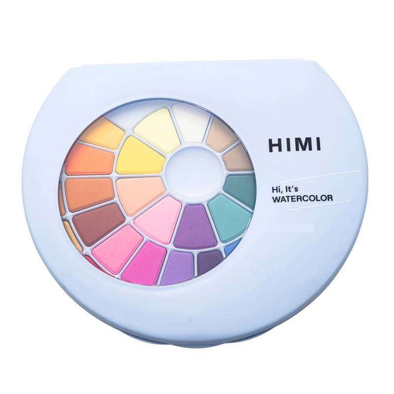 AQUARELA HIMI 24 CORES  SOLIDA C/ PINCEL YFB01