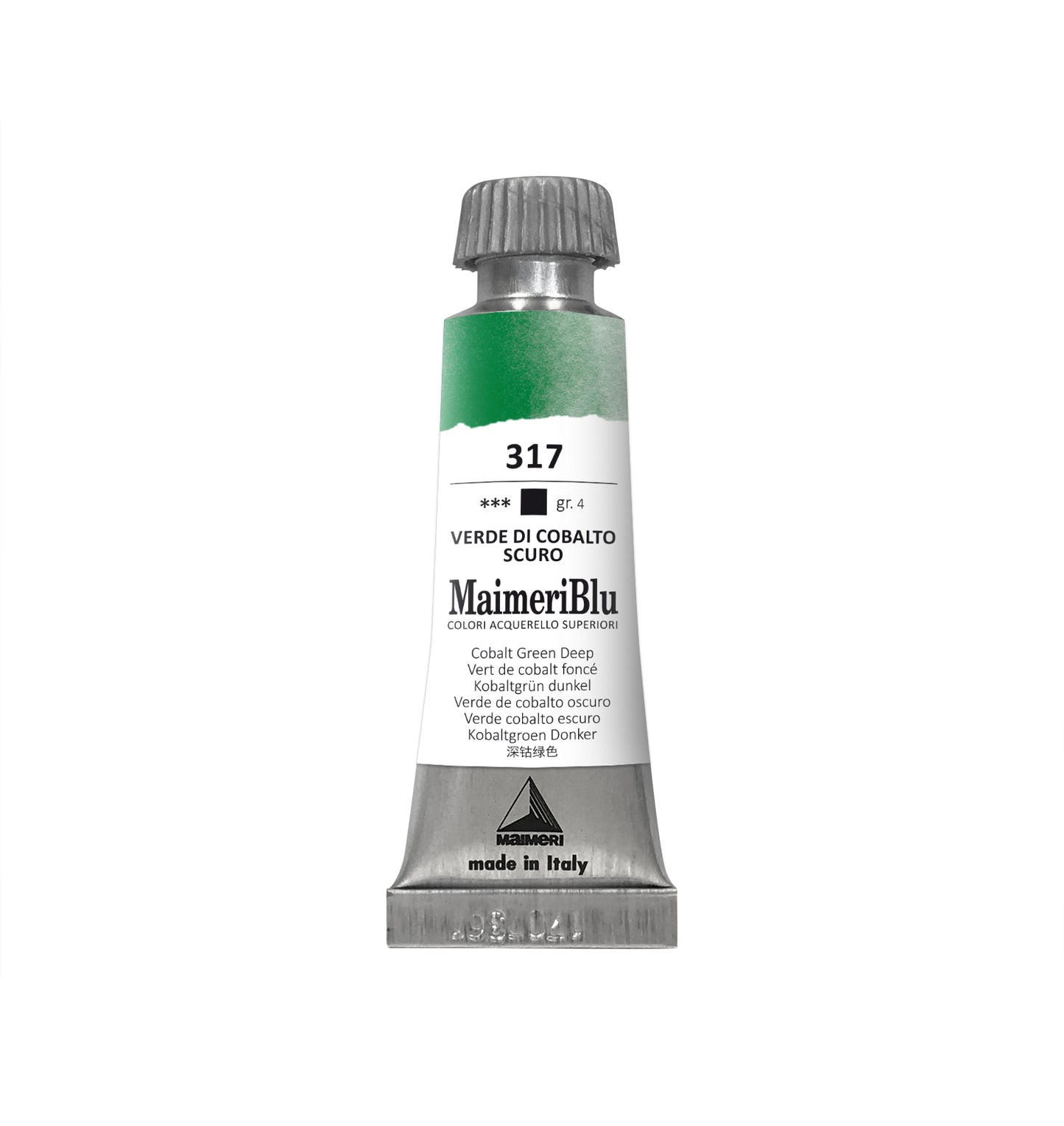 AQUARELA MAIMERIBLU ARTISTS 317 COBALT GREEN DEEP 12ML S4