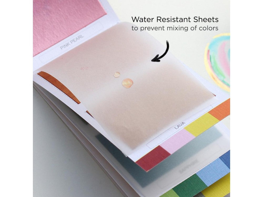 AQUARELA VIVIVA COLORSHEETS C/ 10 METALLIC SET VV276004