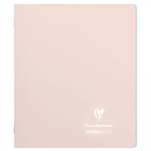 CADERNO CLAIREFONTAINE KOVERBOOK ROSA A5 96F PAUTADO
