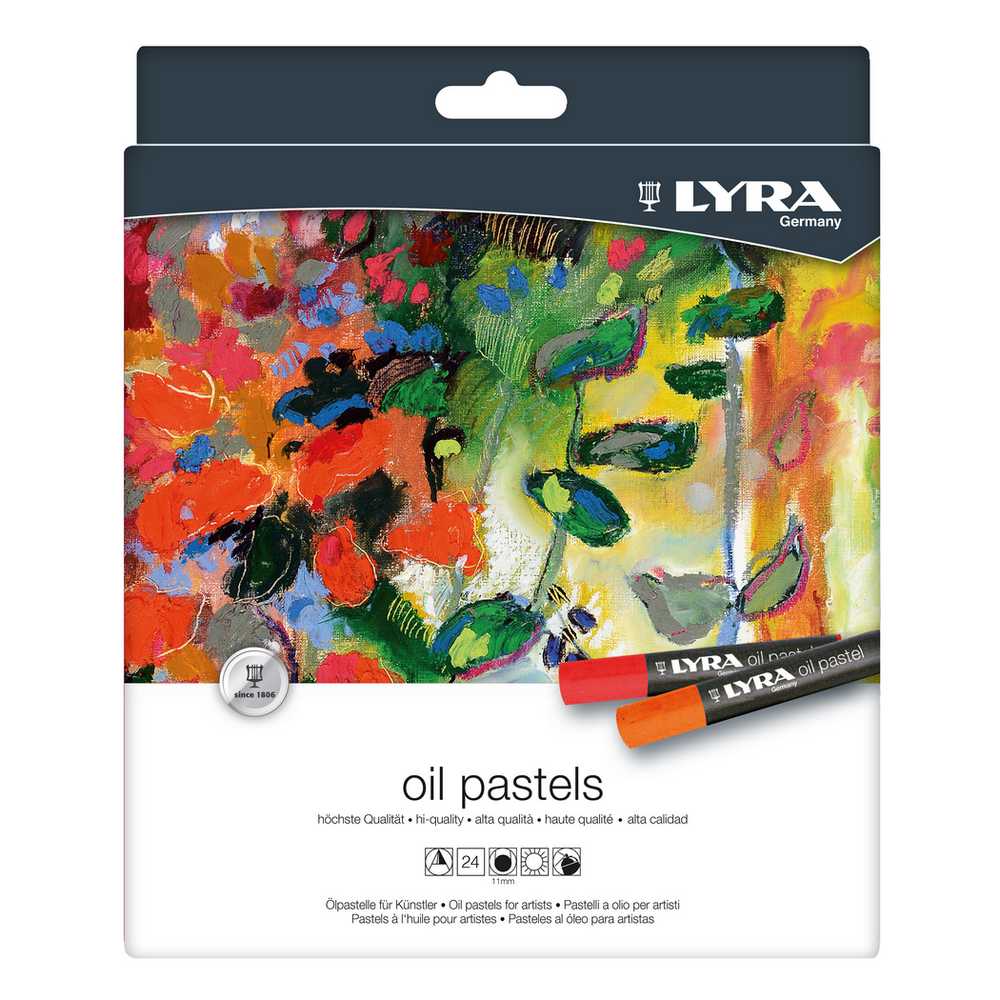 GIZ OLEO LYRA OIL PASTELS 24 CORES