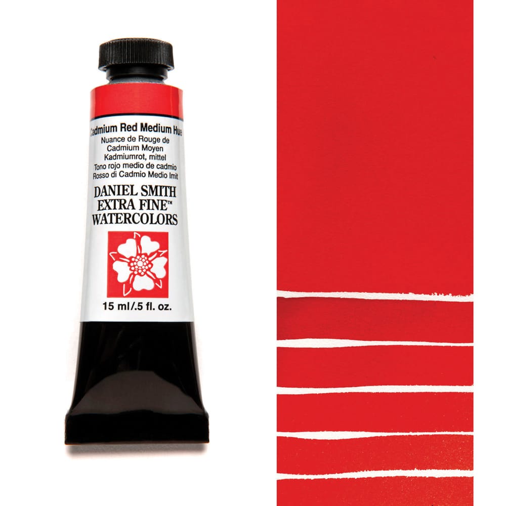 AQUARELA DANIEL SMITH 05ml EXTRA FINE Cadmium Red Medium Hue 222