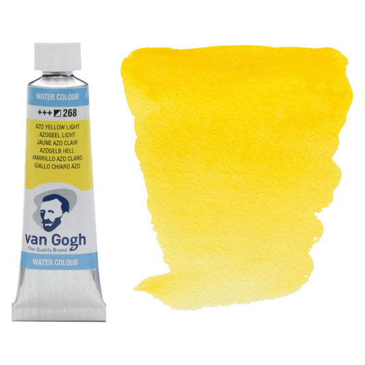 AQUARELA TALENS VAN GOGH 268 AZO YELLOW LIGHT 10ML