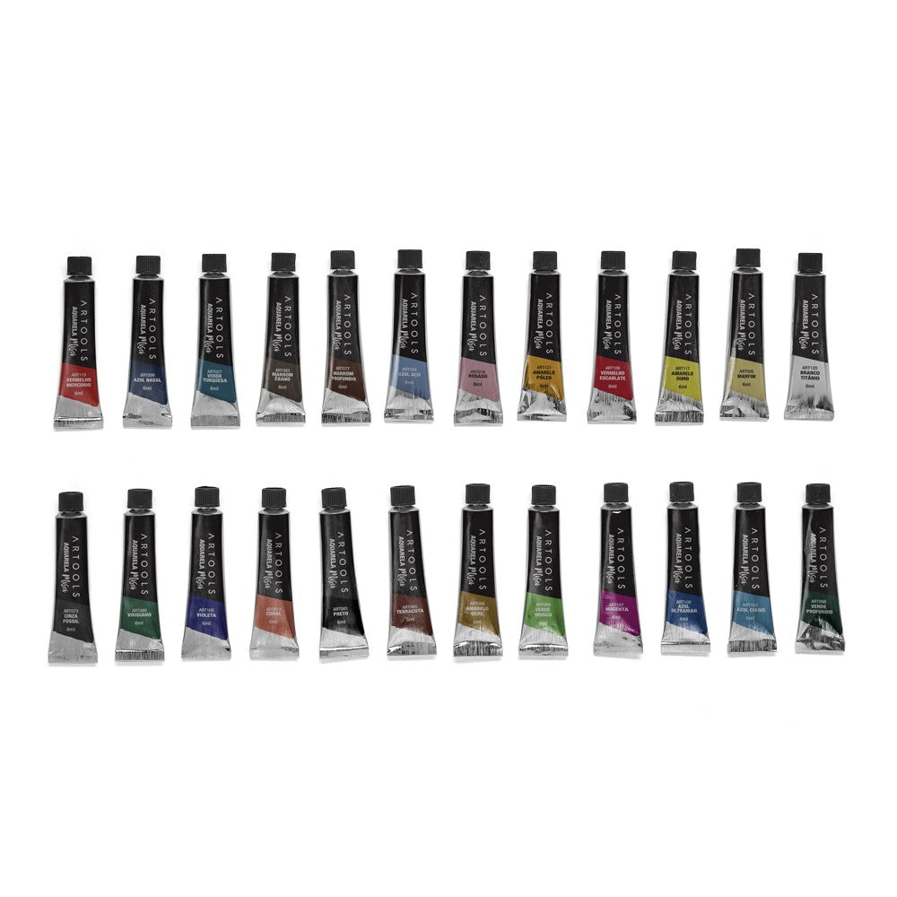 ESTOJO AQUARELA ARTOOLS MISCI 24 TUBOS 610627