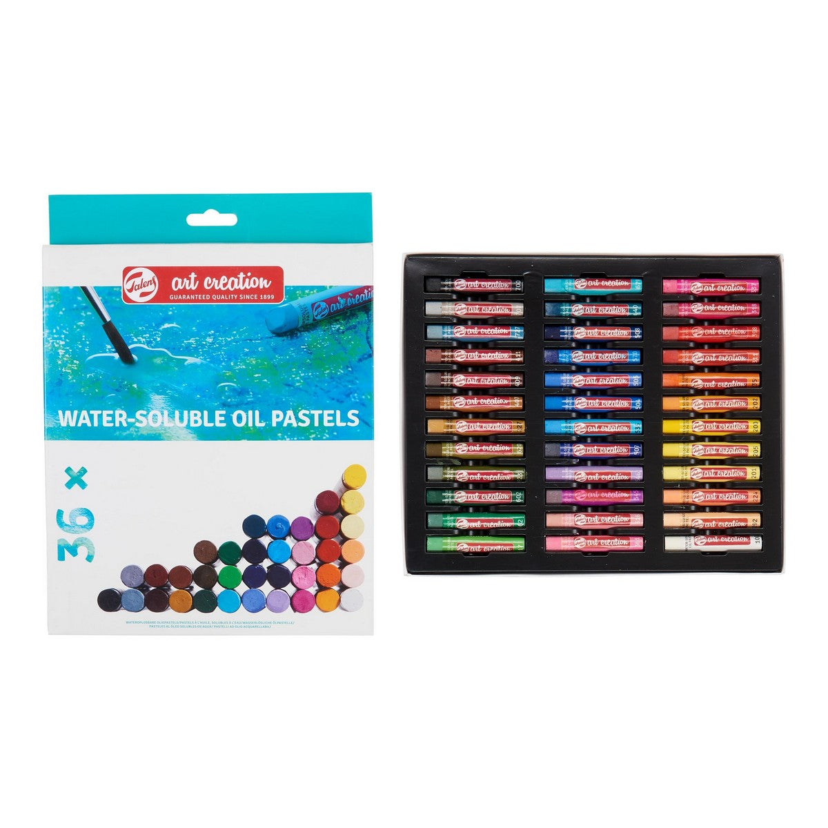 PASTEL OLEOSO AQUARELAVEL TALENS ART CREATION 36 CORES
