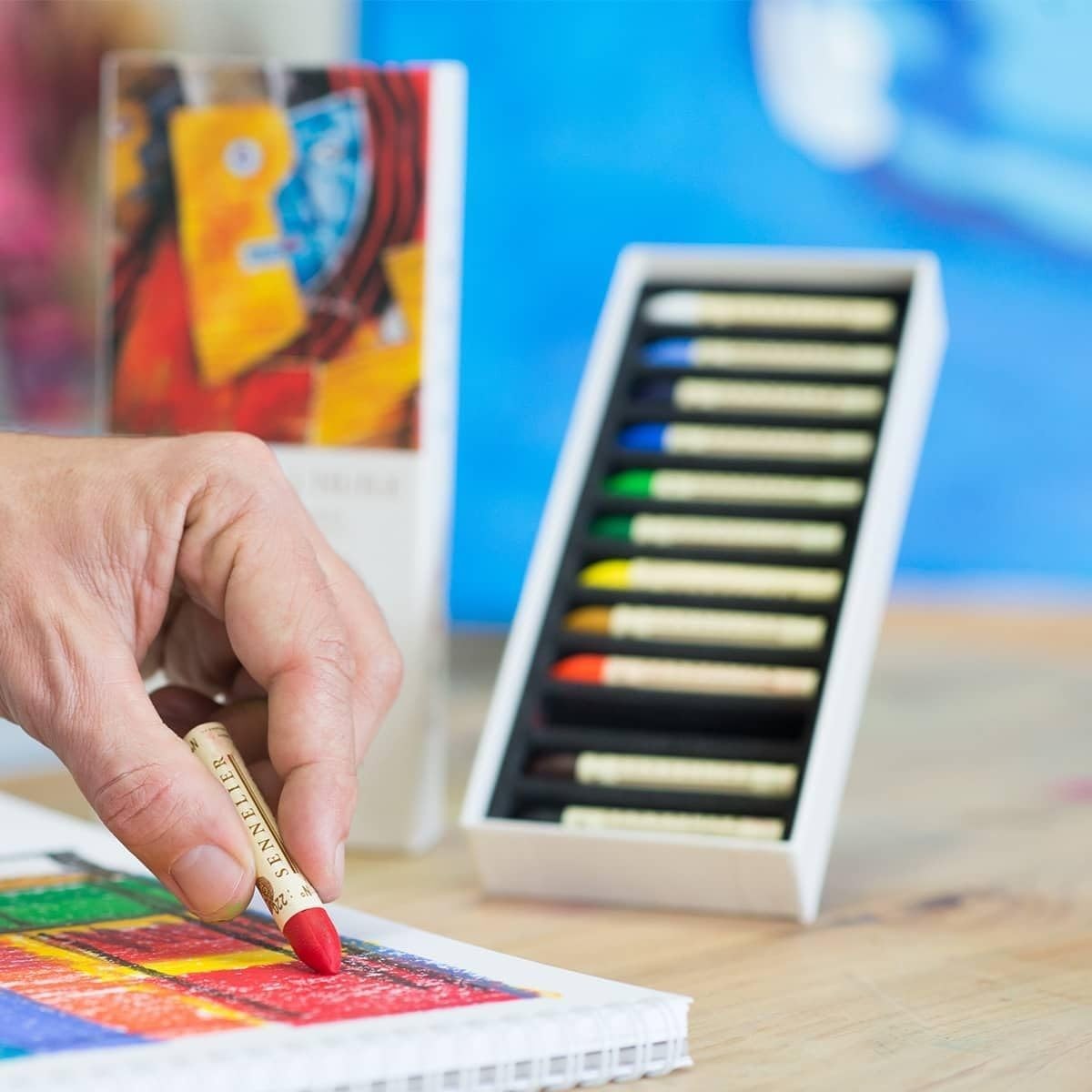 PASTEL OLEOSO SENNELIER 12 CORES