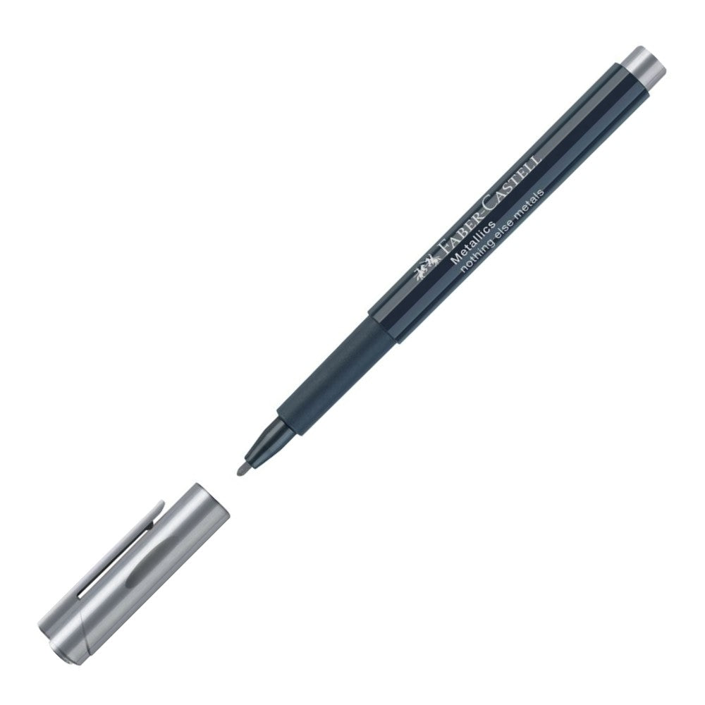 CANETA FABER CASTELL METALICA PRATA