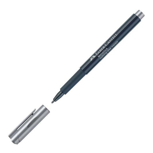 CANETA FABER CASTELL METALICA PRATA