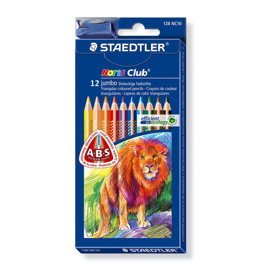 LAPIS COR STAEDTLER NORIS JUMBO 12 CORES 128 NC12