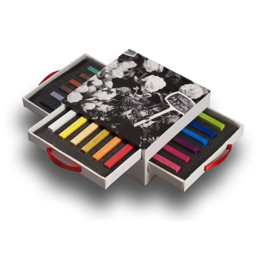 ESTOJO PASTEL SECO CARRE CONTE 18 CORES BLUE BOX 50097