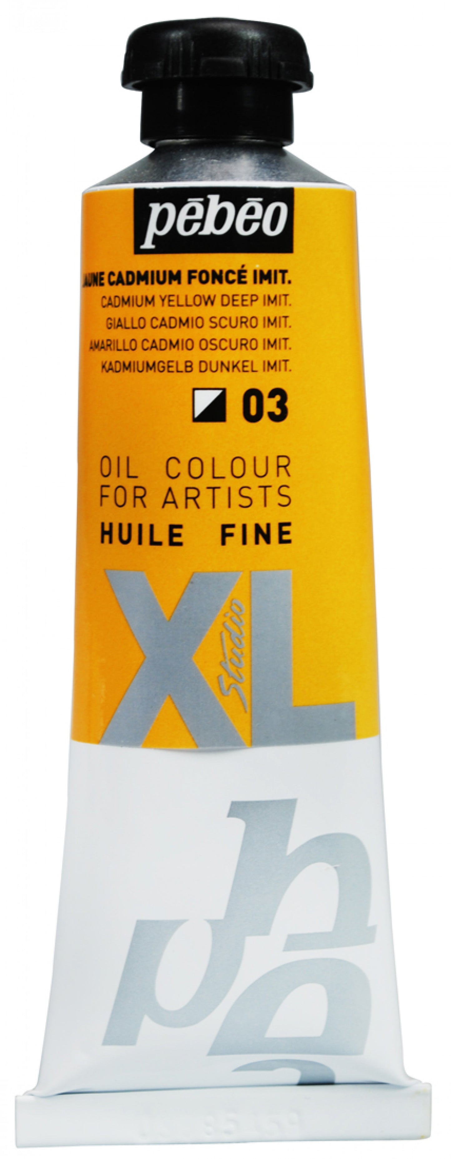 OLEO PEBEO XL 37ML 03 AMARELO CADMIO ESCURO 937003