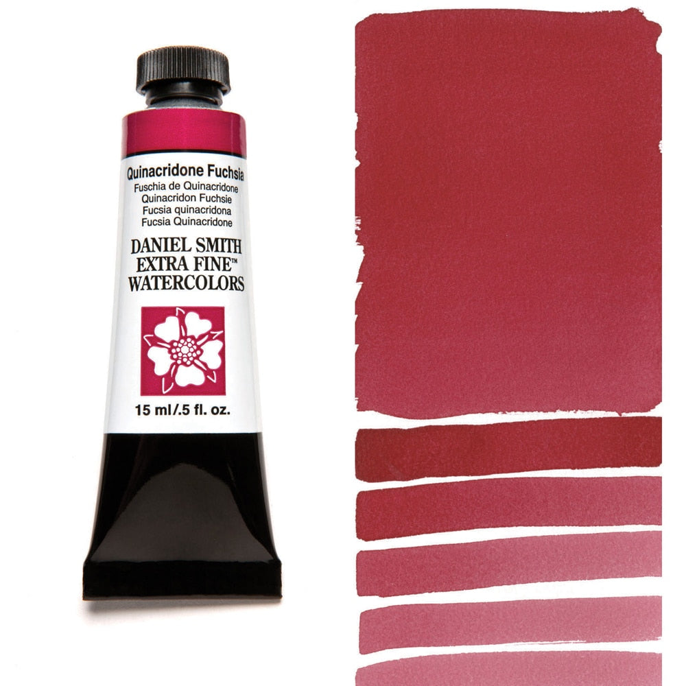AQUARELA DANIEL SMITH 15ml EXTRA FINE Quinacridone Fuchsia 132