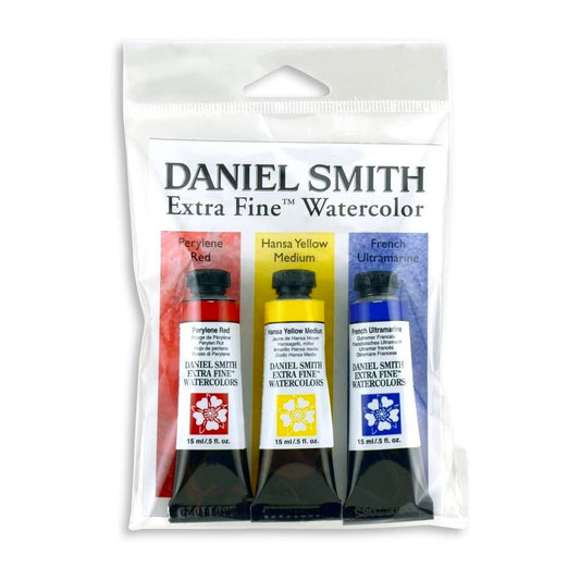 ESTOJO AQUARELA DANIEL SMITH 03 CORES PRIMARY SET 15ML