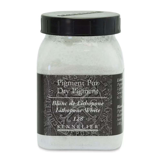 PIGMENTO PURO SENNELIER  128 LITHOPONE WHITE 180g S2