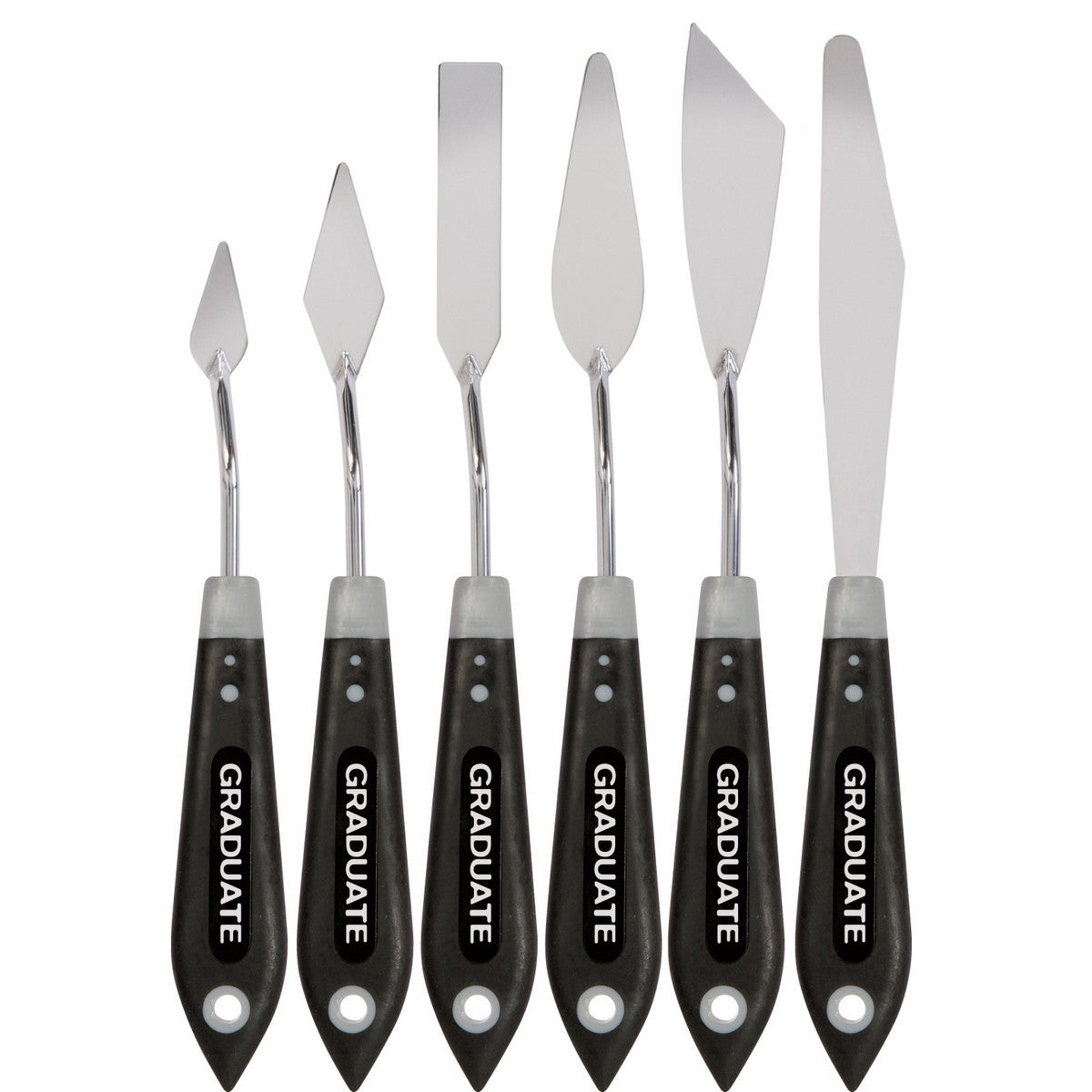 ESTOJO ESPATULAS DALER ROWNEY ARTISTS KNIFE 06 PECAS SET