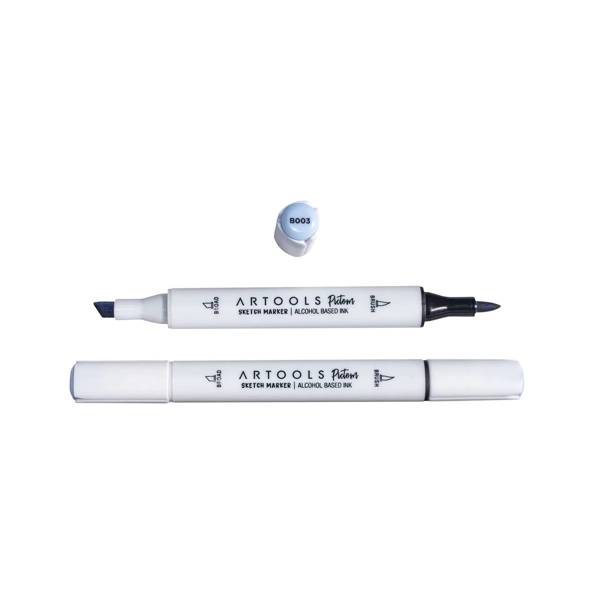MARCADOR ARTOOLS PICTOM PONTA DUPLA SKY BLUE (B003)