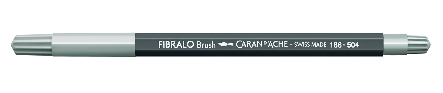 CANETA FIBRALO BRUSH 504 CINZA FRIO 186504