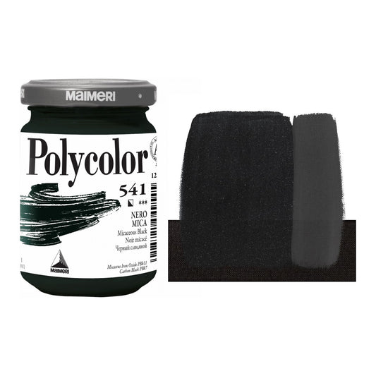 ACRILICA MAIMERI POLYCOLOR 140ML 541 MICACEOUS BLACK