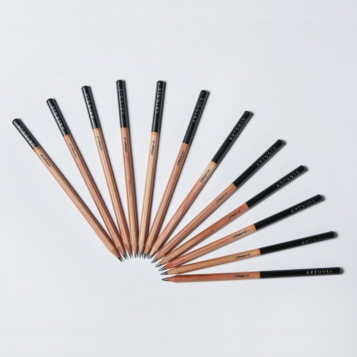 ESTOJO LAPIS GRADUADO ARTOOLS GRAPHITE C/ 12 GRADUAÇÕES