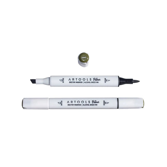 MARCADOR ARTOOLS PICTOM PONTA DUPLA SEA PINE (G965)