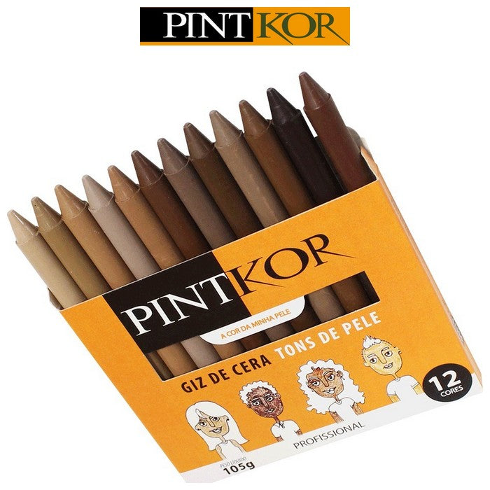 GIZ DE CERA PROFISSIONAL PINTKOR 12 TONS DE PELE