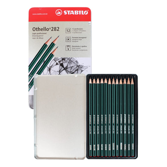 ESTOJO LAPIS GRADUADO STABILO OTHELLO ESTOJO 12 GRADUAÇÕES
