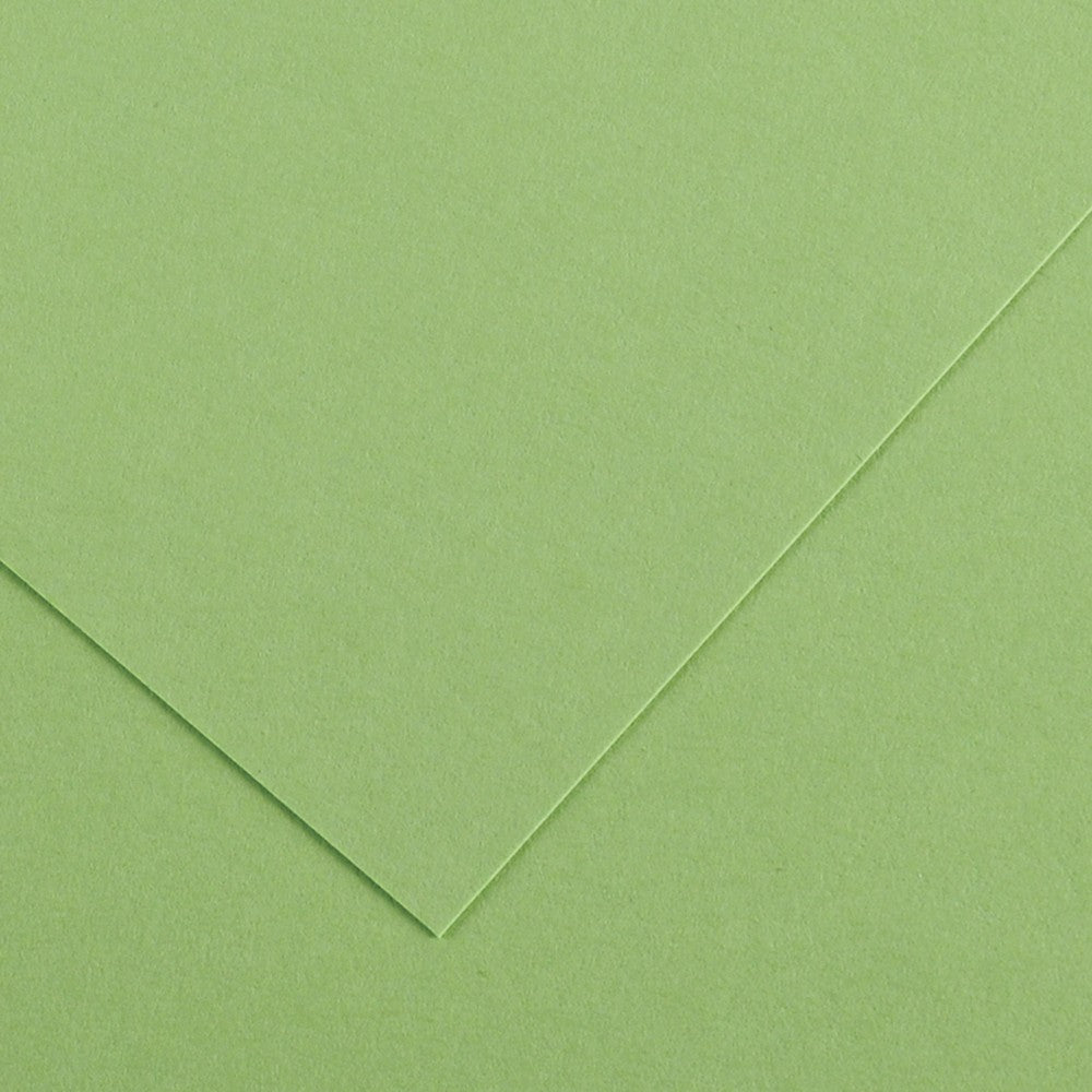 PAPEL CANSON COLOR 120G/M2 VERDE MACA A4