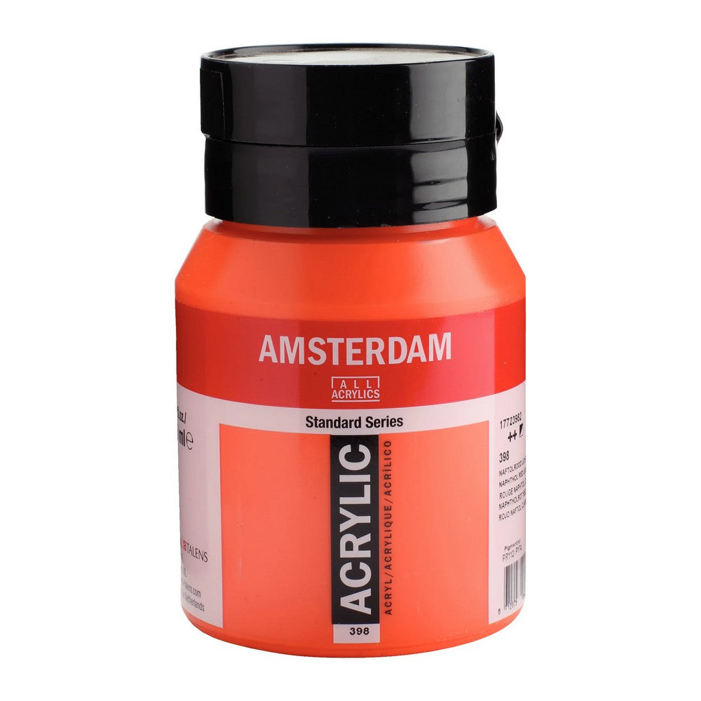ACRILICA TALENS AMSTERDAM 500ml 398 NAPHTHOL RED