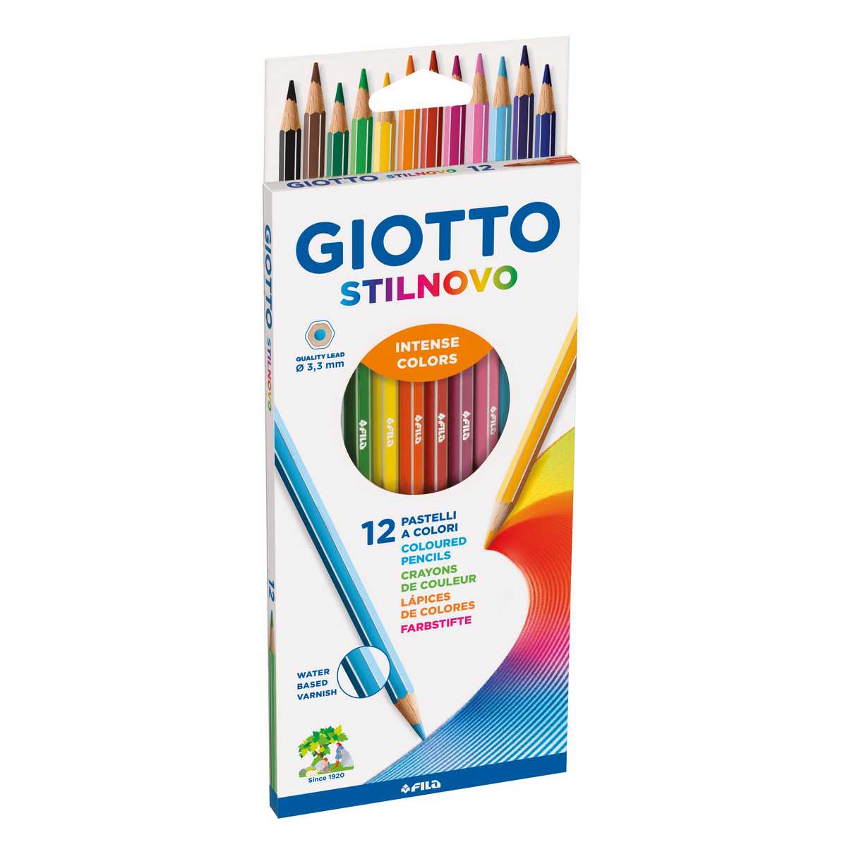 LAPIS COR FILA GIOTTO STILNOVO 12 CORES