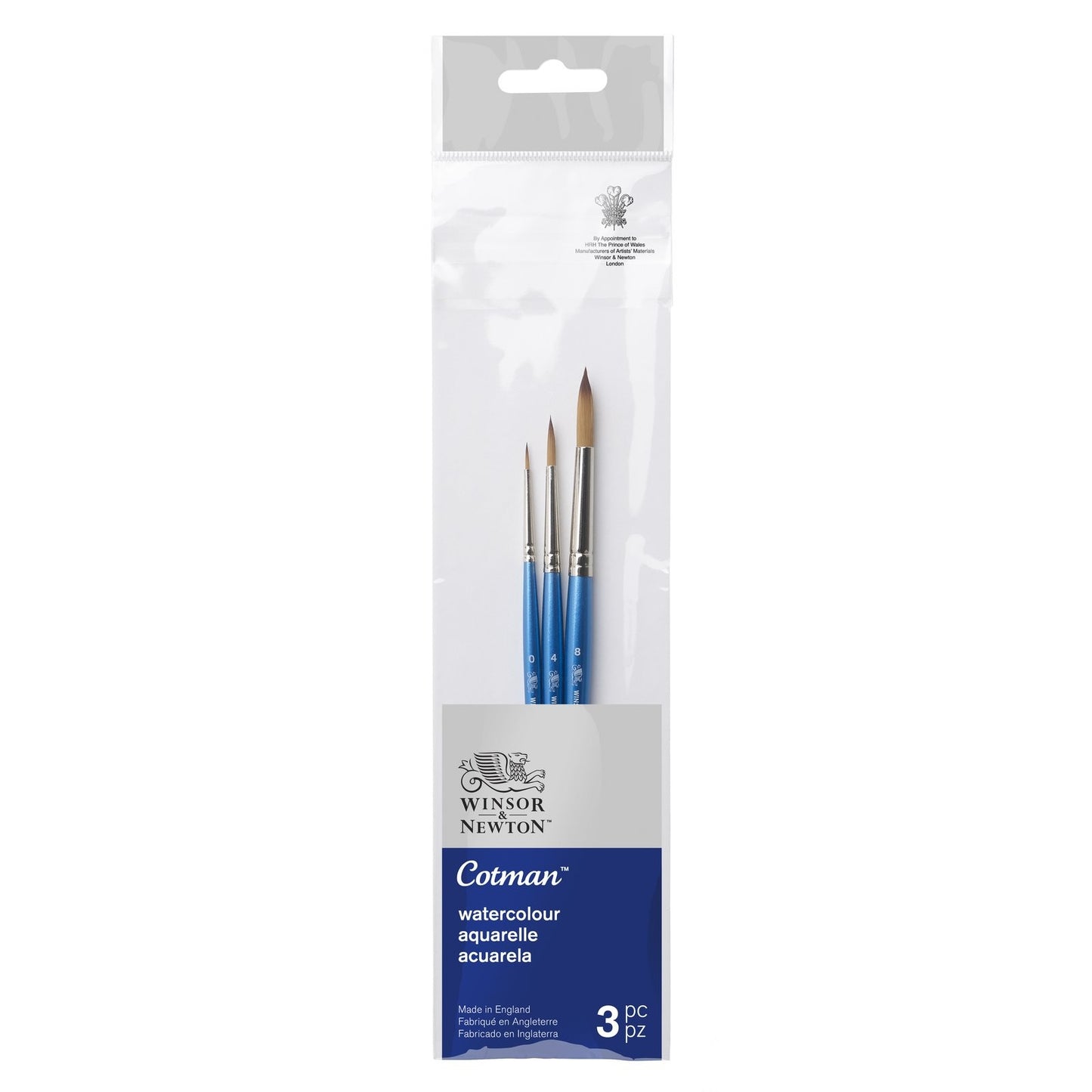 ESTOJO PINCEIS COTMAN 607 C/ 03 UNI WINSOR NEWTON