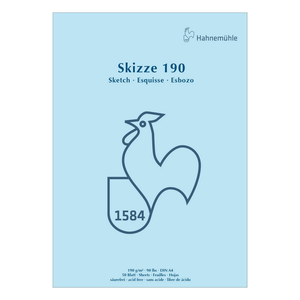 BLOCO HAHNEMUHLE SKIZZE SKETCH PAD A4 190g/m2 50 FOLHAS