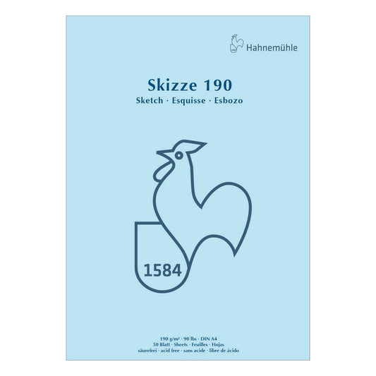 BLOCO HAHNEMUHLE SKIZZE SKETCH PAD A4 190g/m2 50 FOLHAS