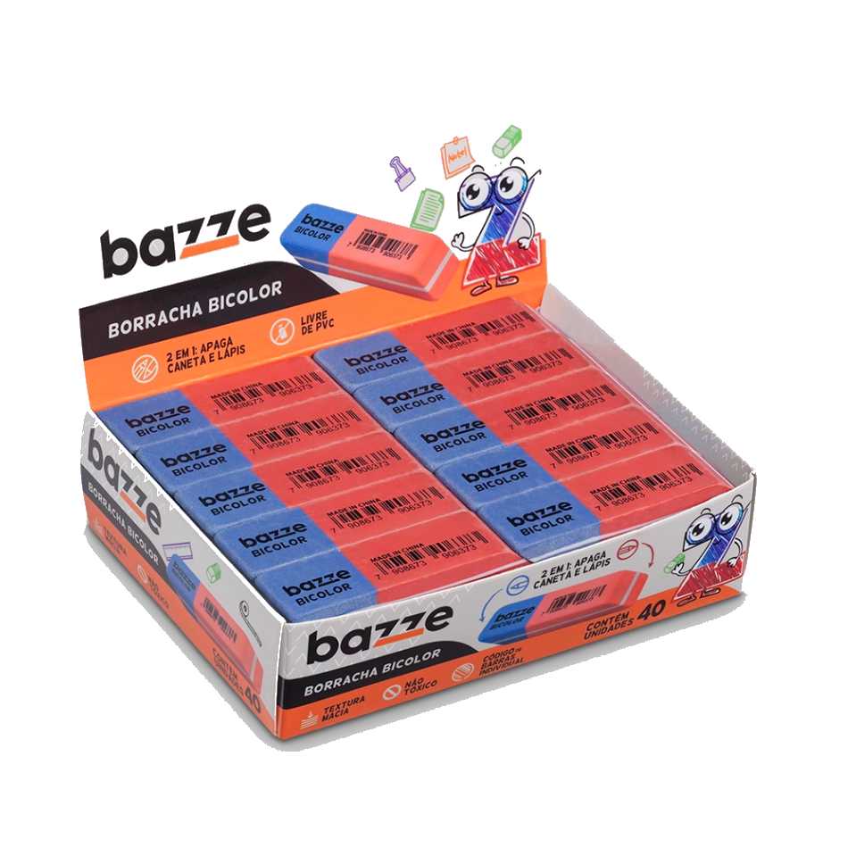 BORRACHA BICOLOR BAZZE