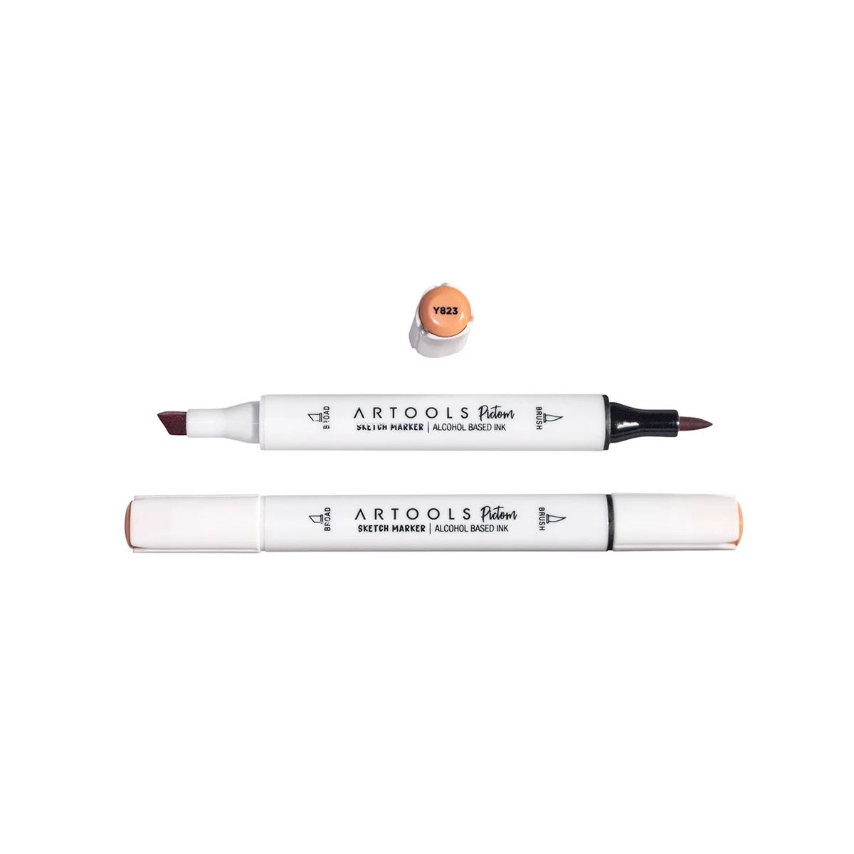 MARCADOR ARTOOLS PICTOM PONTA DUPLA HENNA (Y823)