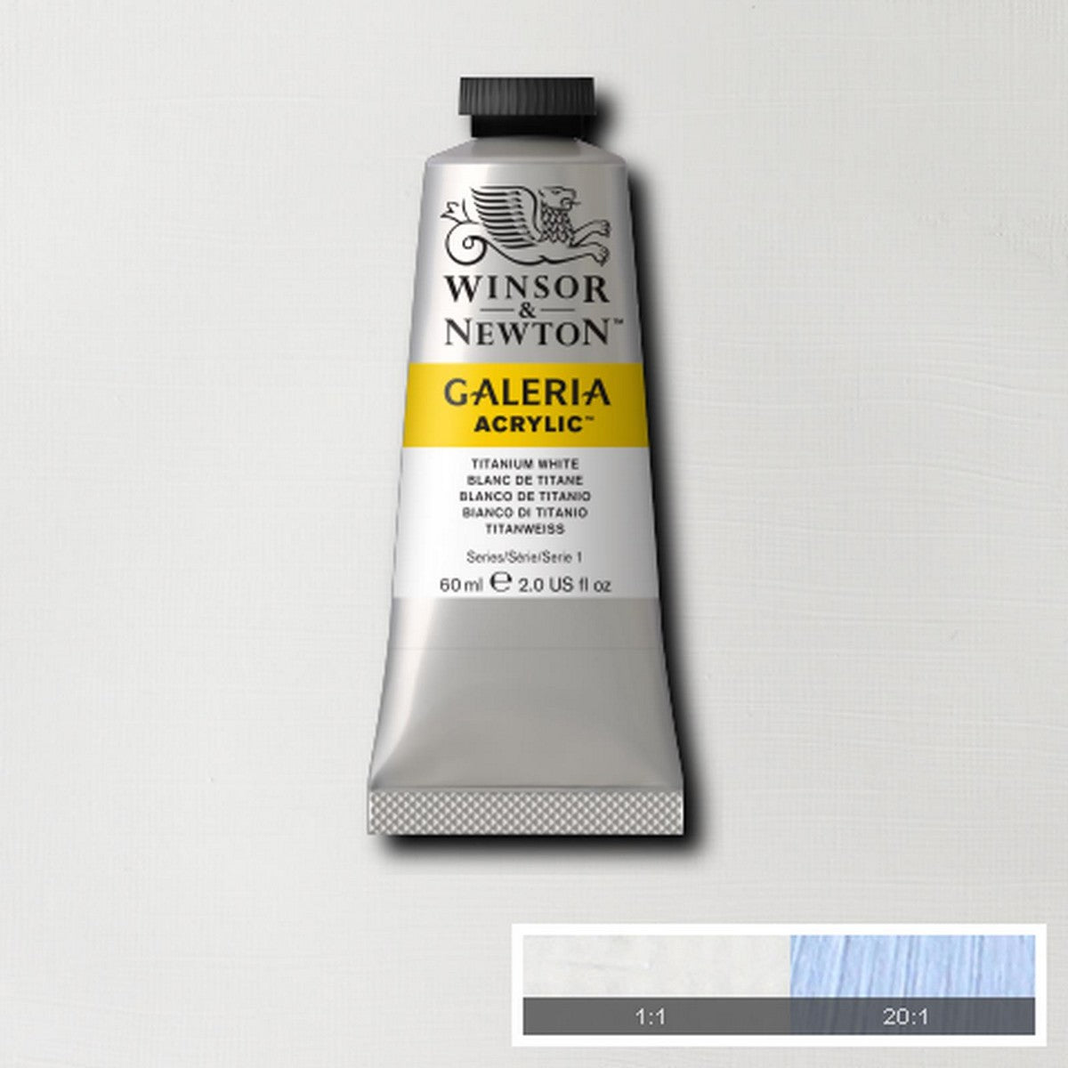 ACRILICA WINSOR NEWTON GALERIA 60ml 644 TITANIUM WHITE 2120644