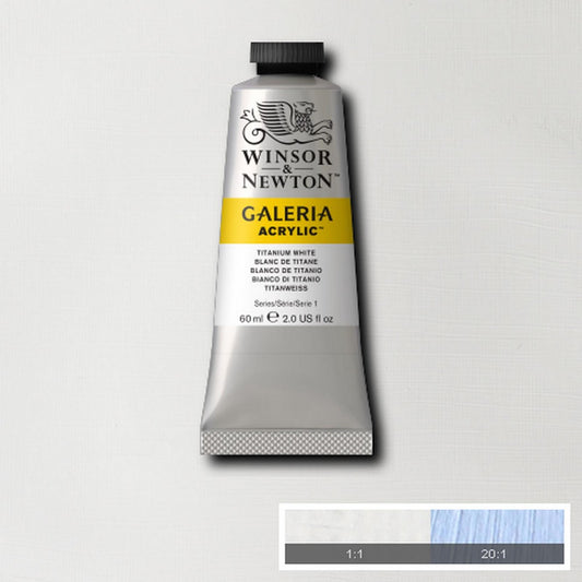 ACRILICA WINSOR NEWTON GALERIA 60ml 644 TITANIUM WHITE 2120644