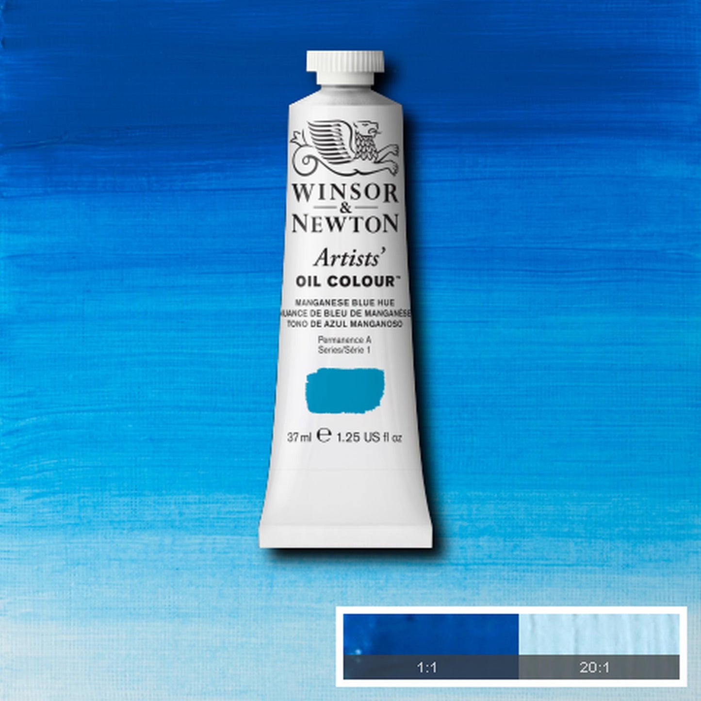 OLEO WINSOR NEWTON ARTISTS 037ML 379 MANGANESE BLUE HUE S1