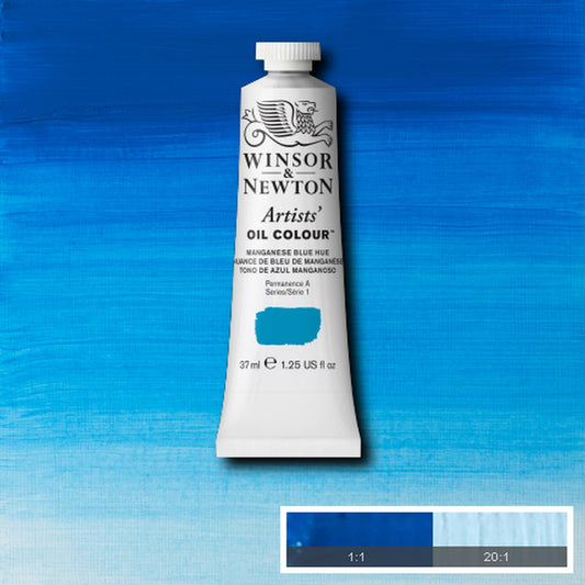 OLEO WINSOR NEWTON ARTISTS 037ML 379 MANGANESE BLUE HUE S1