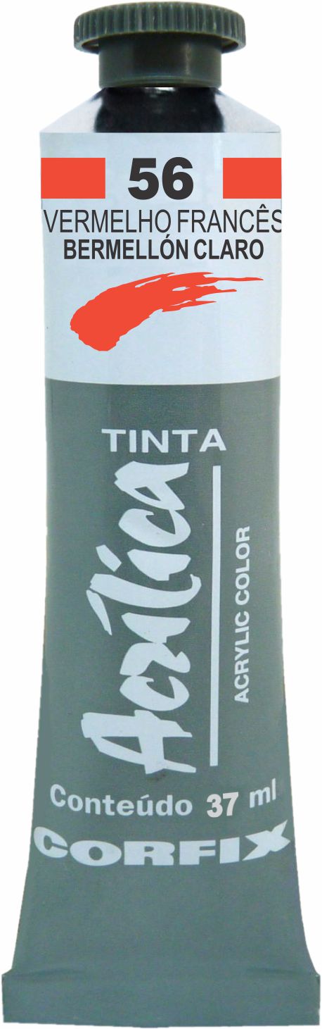 ACRILICA CORFIX 37ML 56 VERMELHO FRANCES