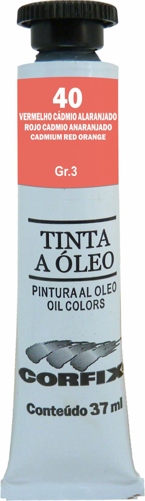 OLEO CORFIX 37ML 40 VERM.CADMIO ALARANJ