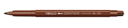 CANETA FIBRALO 059 MARROM 185059