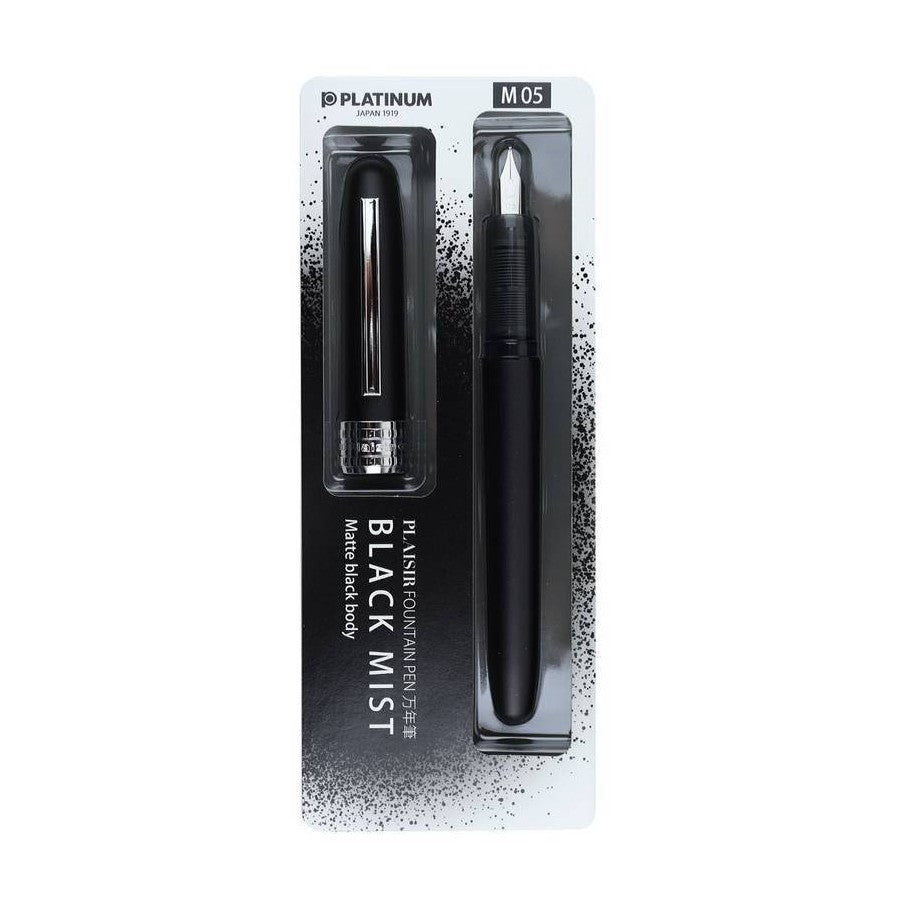 CANETA TINTEIRO PLAISIR PLATINUM 0.5 BLACK MIST PGB-1500 1