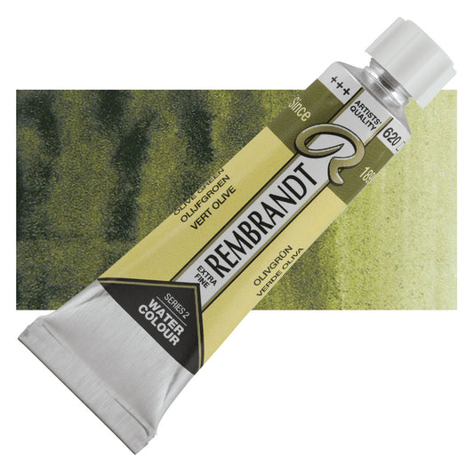 AQUARELA TALENS REMBRANDT 10ML 620 OLIVE GREEN