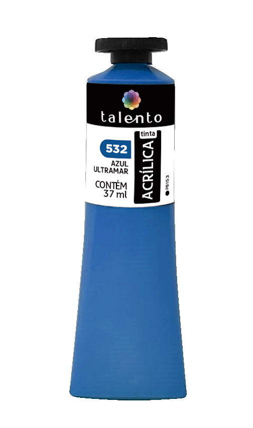 ACRILICA TALENTO 037ML 532 AZUL ULTRAMAR