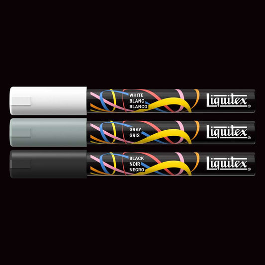 MARCADOR LIQUITEX 2MM C/ 03 CORES MONOCHROME 3699481