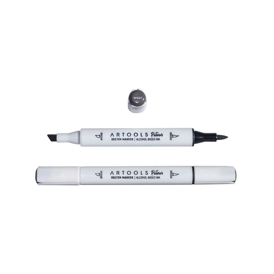 MARCADOR ARTOOLS PICTOM PONTA DUPLA WARM GRAY 7 (WG07)