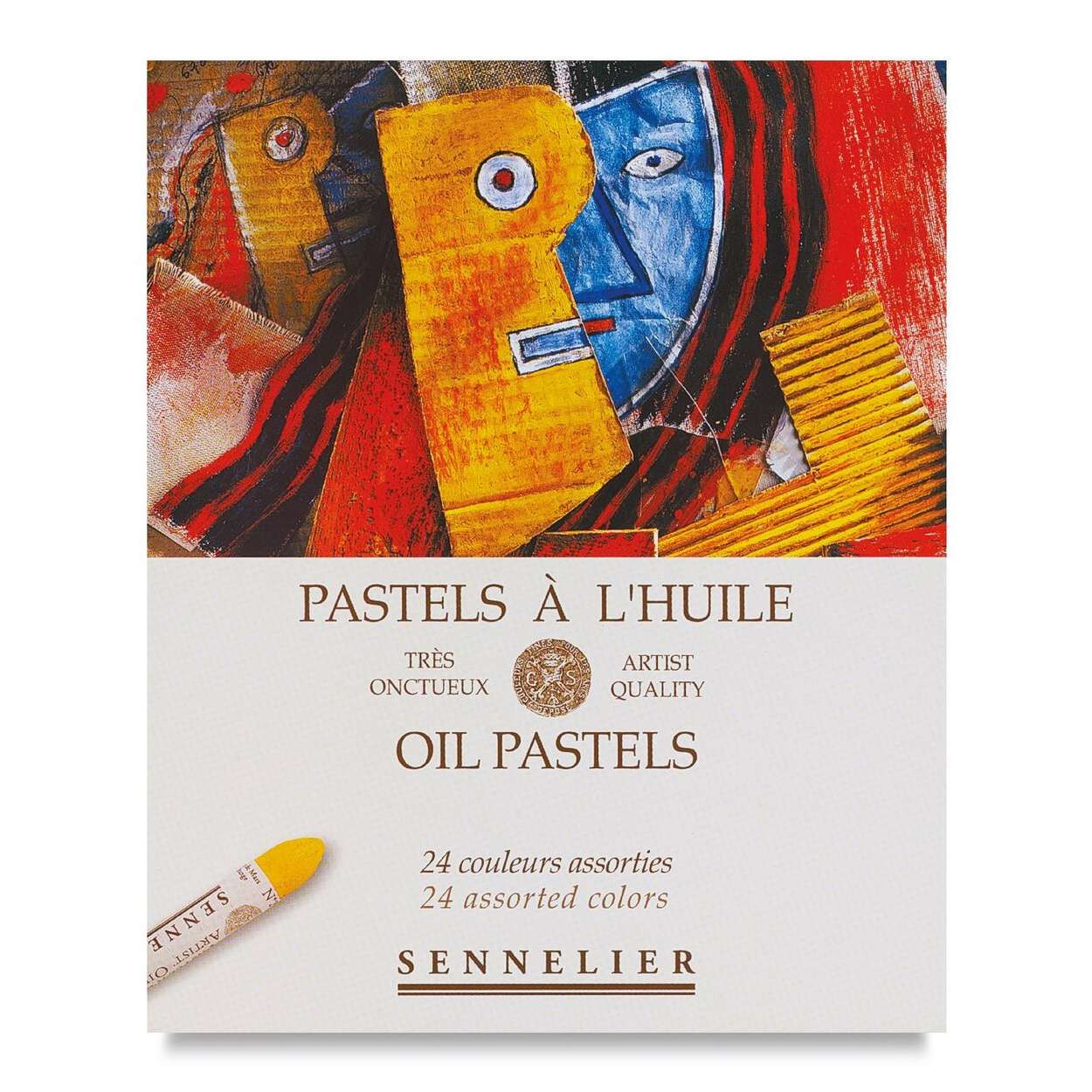 PASTEL OLEOSO SENNELIER 24 CORES
