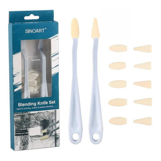 KIT ESPATULA PLASTICA C/ ESPONJA SINOART A250