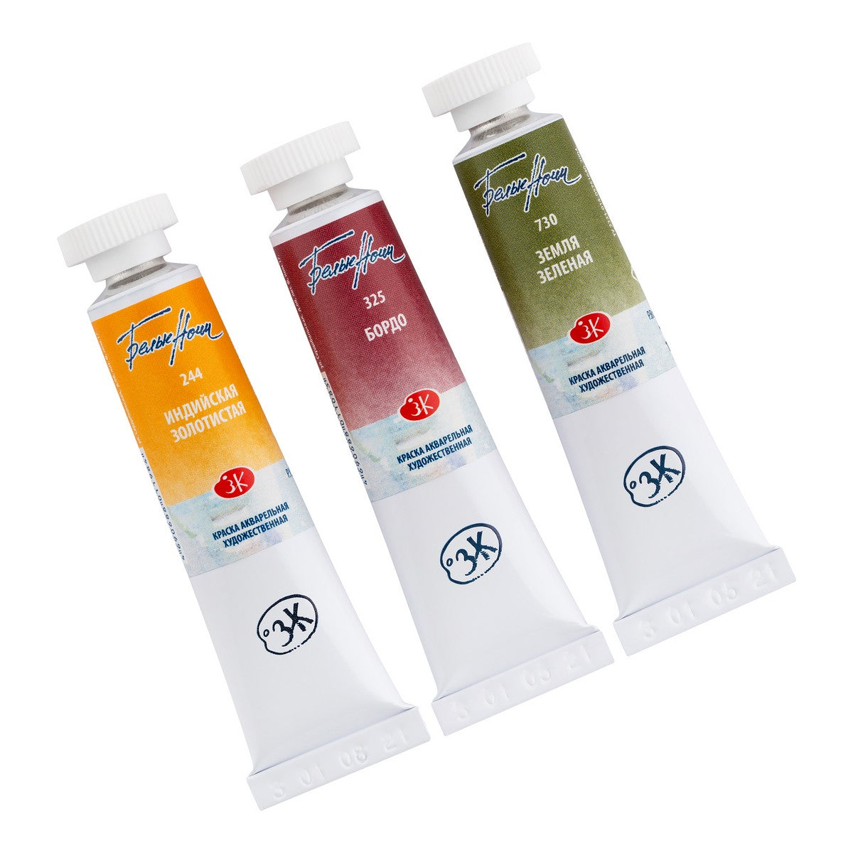 ESTOJO AQUARELA WHITE NIGHTS 03 TUBOS PION (TONS DE PEONIA) 10ML