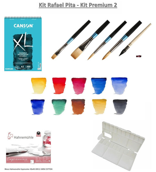 KIT RAFAEL PITA AQUARELA 3 PREMIUM